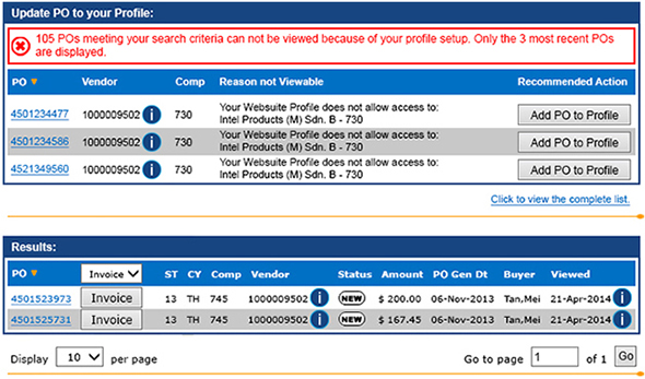 Search Criteria