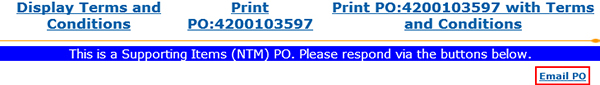 Email PO