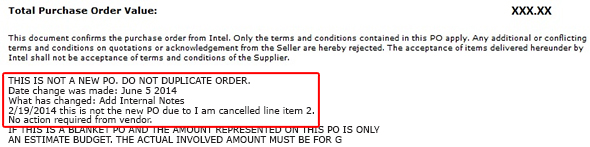 Revised PO