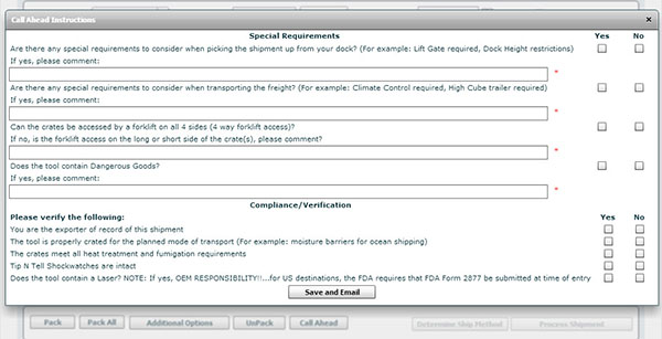 Determine Ship Method