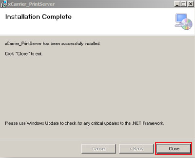 Installation Complete