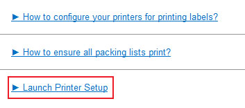 xCarrier Print Setup